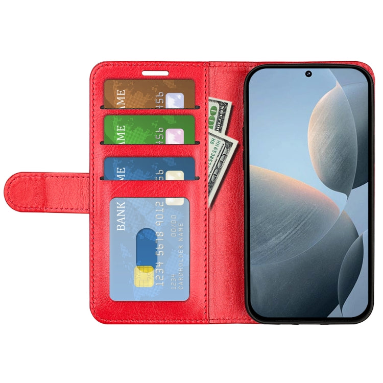 For Xiaomi Redmi K70E R64 Texture Horizontal Flip Leather Phone Case(Red) - K70E Cases by buy2fix | Online Shopping UK | buy2fix