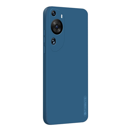 For Huawei P60 Art PINWUYO Sense Series Liquid Silicone TPU Phone Case(Blue) - Huawei Cases by PINWUYO | Online Shopping UK | buy2fix