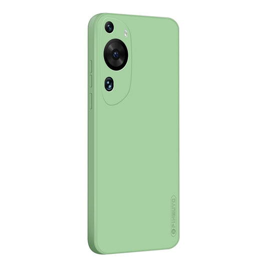 For Huawei P60 Art PINWUYO Sense Series Liquid Silicone TPU Phone Case(Green) - Huawei Cases by PINWUYO | Online Shopping UK | buy2fix