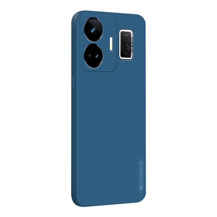 For Realme GT Neo5 PINWUYO Sense Series Liquid Silicone TPU Phone Case(Blue) - Realme Cases by PINWUYO | Online Shopping UK | buy2fix