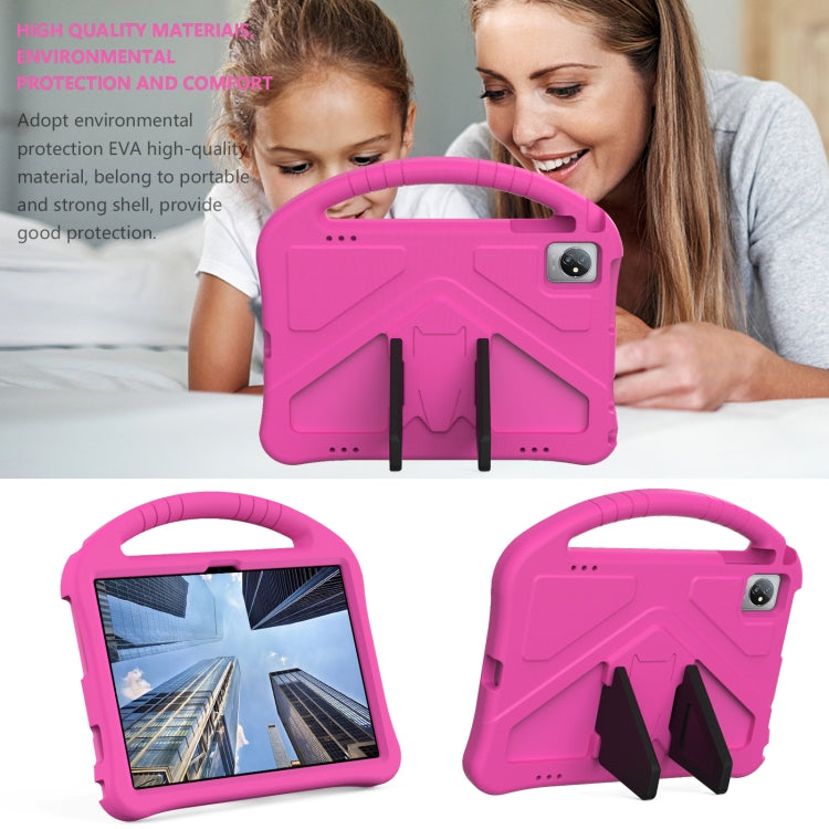 For Blackview OSCAL Pad 60 2022 EVA Shockproof Tablet Case with Holder(Rose Red) - Others by buy2fix | Online Shopping UK | buy2fix