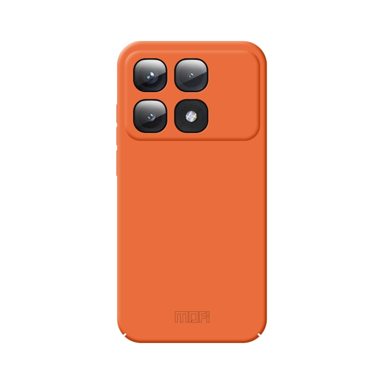 For Xiaomi Redmi K70 Ultra MOFI Qin Series Skin Feel All-inclusive PC Phone Case(Orange) - Xiaomi Cases by MOFI | Online Shopping UK | buy2fix