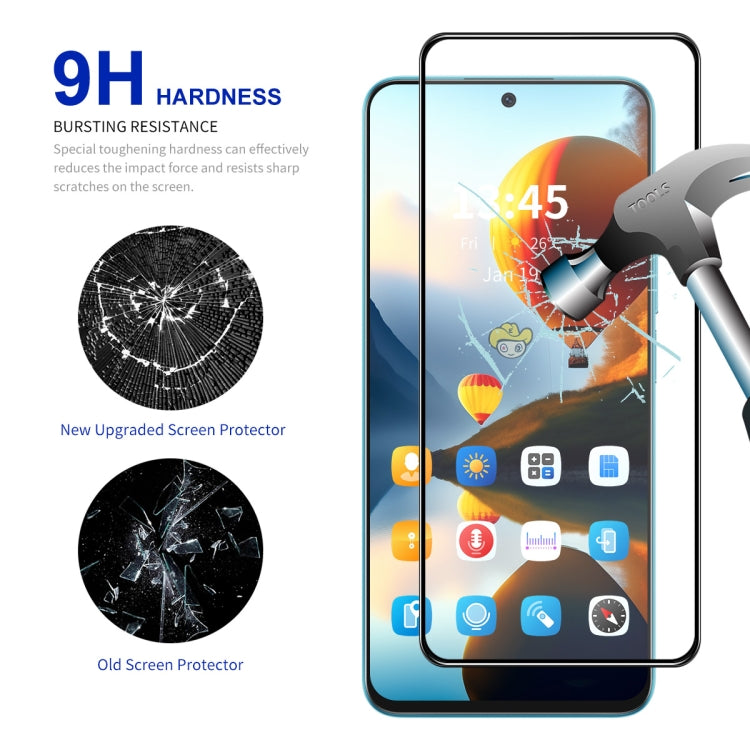 For Google Pixel 9 10pcs ENKAY Hat-Prince Full Glue High Aluminum-silicon Tempered Glass Film - Google Tempered Glass by ENKAY | Online Shopping UK | buy2fix