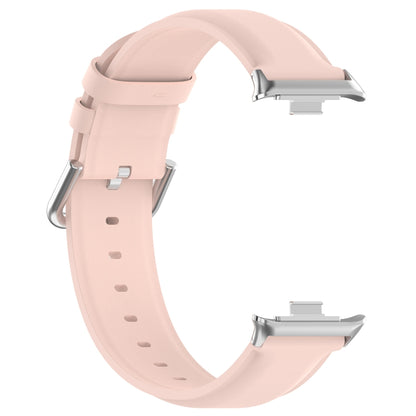 For Redmi Watch 4 Round Tail Top Layer Leather Watch Band(Pink) - Watch Bands by buy2fix | Online Shopping UK | buy2fix