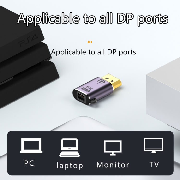 DP1.4 Male to DP 1.4 Female Adapter 8K 60Hz HD Video Transmission Expanding -  by buy2fix | Online Shopping UK | buy2fix