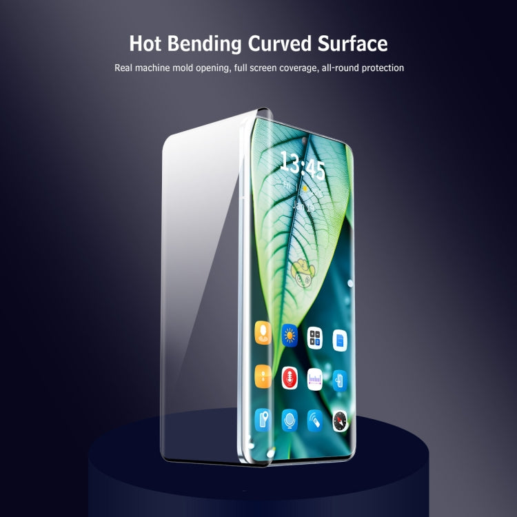 For OPPO Reno12 / Reno12 Pro Global ENKAY Easy Install Hot Bending Full Coverage Side Glue Tempered Glass Film - Reno12 Pro Tempered Glass by ENKAY | Online Shopping UK | buy2fix