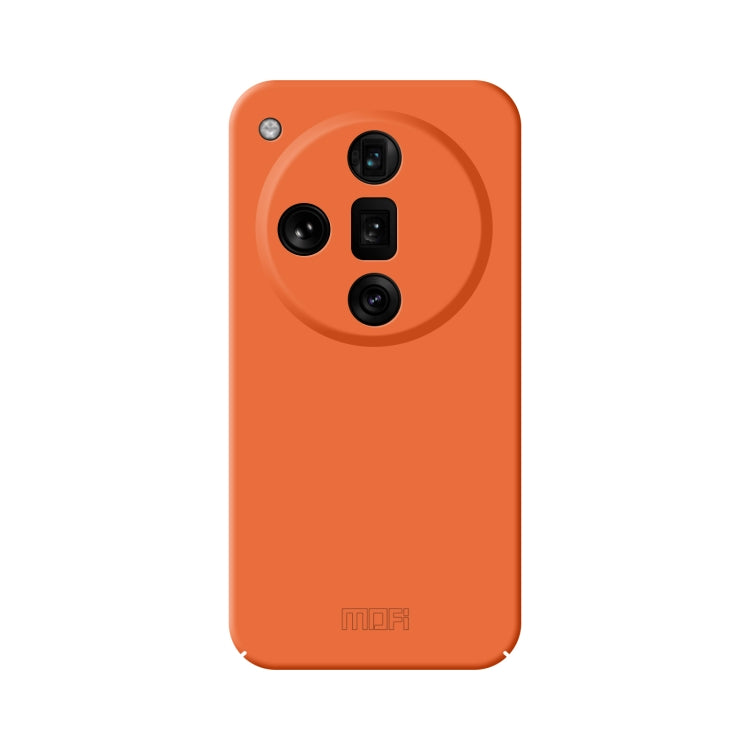 For OPPO Find X7 Ultra MOFI Qin Series Skin Feel All-inclusive PC Phone Case(Orange) - Find X7 Ultra Cases by MOFI | Online Shopping UK | buy2fix