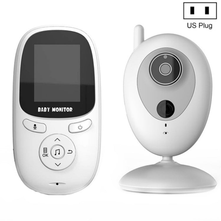 R306 Room Temperature Monitor Intercom Camera 2.0-inch Night Vision Wireless Baby Monitor(US Plug) - Baby Monitor by buy2fix | Online Shopping UK | buy2fix