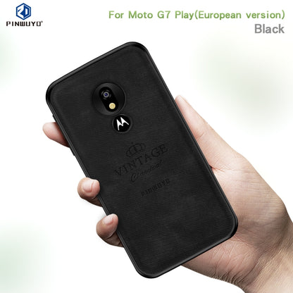 PINWUYO Shockproof Waterproof Full Coverage PC + TPU + Skin Protective Case for Motorola Moto G7 Play (Eurasian Version)(Gray) - Motorola Cases by PINWUYO | Online Shopping UK | buy2fix