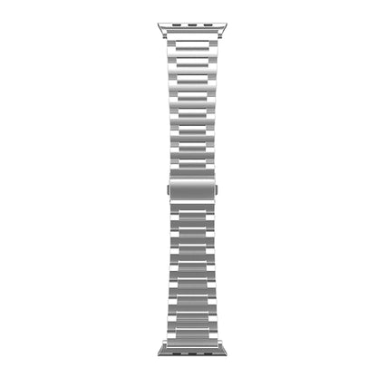 For Apple Watch Series 8 45mm I-Shaped Titanium Watch Band(Sliver) - Watch Bands by buy2fix | Online Shopping UK | buy2fix