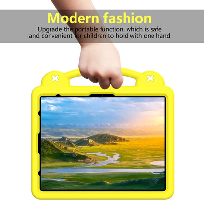 For iPad Pro 13 2024 Handle Kickstand Children EVA Shockproof Tablet Case(Yellow) - iPad Pro 13 2024 Cases by buy2fix | Online Shopping UK | buy2fix