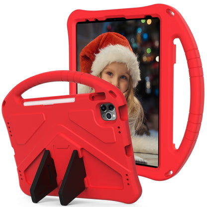 For iPad Pro 11 2024 EVA Shockproof Tablet Case with Holder(Red) - iPad Pro 11 2024 Cases by buy2fix | Online Shopping UK | buy2fix