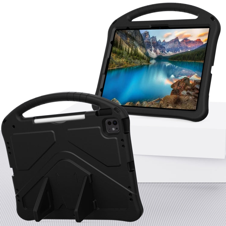 For iPad Air 13 2024 EVA Shockproof Tablet Case with Holder(Black) - iPad Air 13 2024 Cases by buy2fix | Online Shopping UK | buy2fix