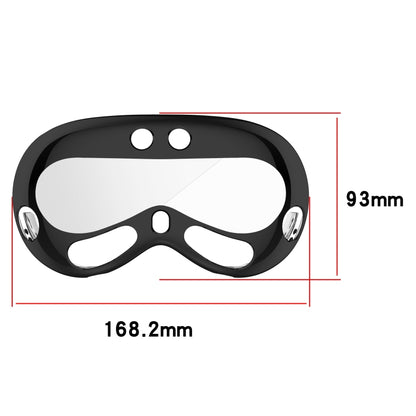 For Apple Vision Pro Electroplated TPU Protective Case VR Glasses Accessories(Black) - VR Accessories by buy2fix | Online Shopping UK | buy2fix