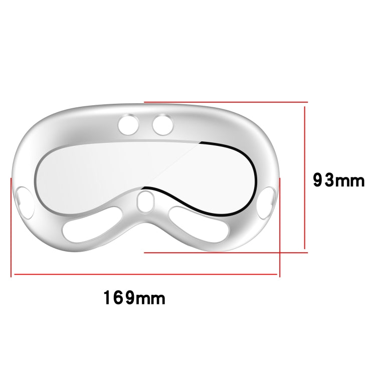 For Apple Vision Pro PC+ Toughened Film Protective Cover VR Glasses Accessories(Transparent) - VR Accessories by buy2fix | Online Shopping UK | buy2fix
