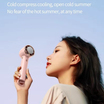 CL02 Outdoor Summer Cooler Cooling Effect Handheld Fan USB Semiconductor Fan(Pink) - Electric Fans by buy2fix | Online Shopping UK | buy2fix