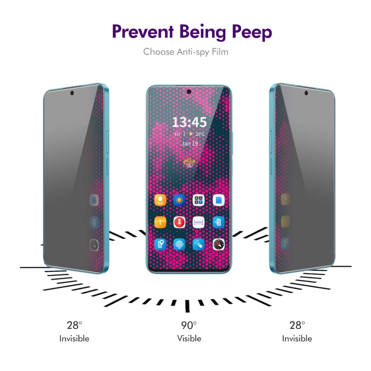 For Motorola Moto G Play 2024 ENKAY Hat-Prince 28 Degree Anti-peeping Privacy Tempered Glass Film - Motorola Tempered Glass by ENKAY | Online Shopping UK | buy2fix