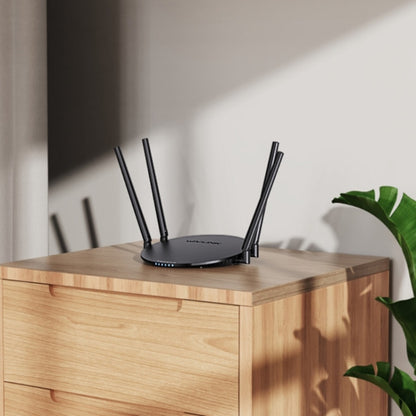 WAVLINK WN530G3 4x 5dBi Foldable Antenna AC1200 Dual Band Wireless Repeater Router, Plug:UK Plug - Wireless Routers by WAVLINK | Online Shopping UK | buy2fix