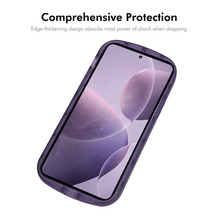 For Redmi K70 / K70 Pro ENKAY Hat-Prince Translucent Matte TPU Shockproof Phone Case(Purple) - K70 Pro Cases by ENKAY | Online Shopping UK | buy2fix