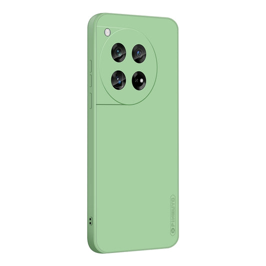 For OnePlus 12 PINWUYO Sense Series Liquid Silicone TPU Phone Case(Green) - OnePlus Cases by PINWUYO | Online Shopping UK | buy2fix