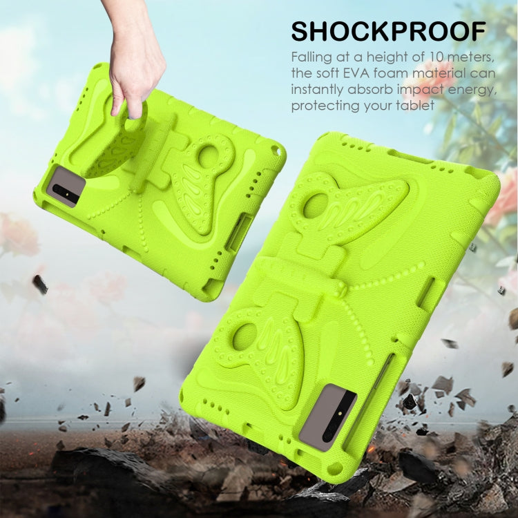 For Lenovo Tab M11 / Xiaoxin Pad 11 2024 Butterfly Bracket EVA Shockproof Tablet Case(Grass Green) - Lenovo by buy2fix | Online Shopping UK | buy2fix