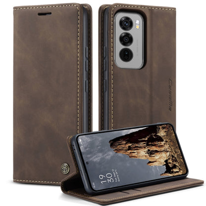 For OPPO Reno12 Pro 5G Global CaseMe 013 Multifunctional Horizontal Flip Leather Phone Case(Coffee) - Reno12 Pro Cases by CaseMe | Online Shopping UK | buy2fix