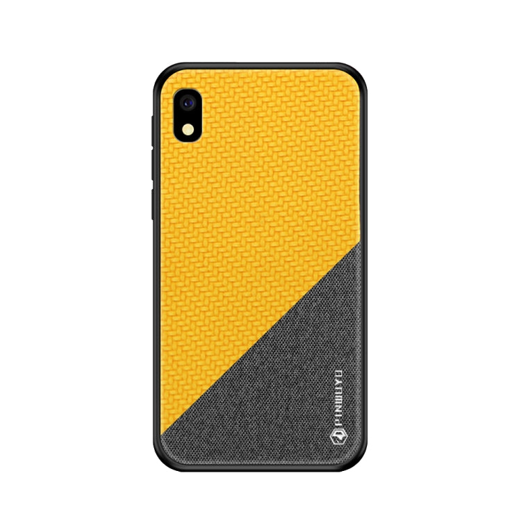 PINWUYO Honors Series Shockproof PC + TPU Protective Case  for Galaxy A10e(Yellow) - Galaxy Phone Cases by PINWUYO | Online Shopping UK | buy2fix