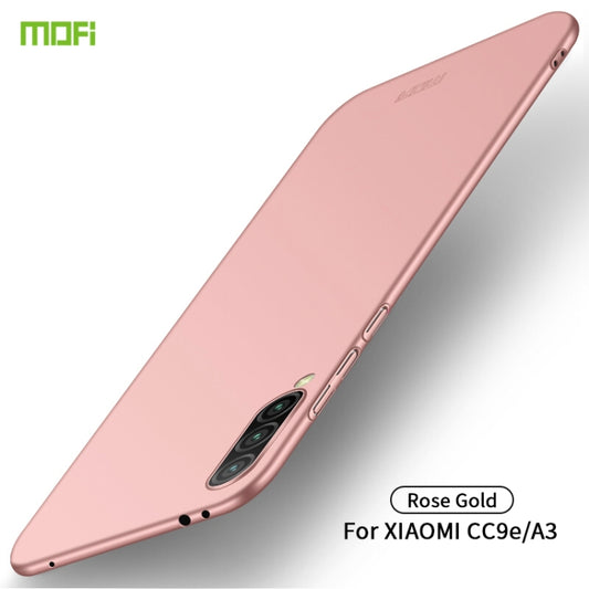 MOFI Frosted PC Ultra-thin Hard Case for Xiaomi CC9e / A3(Rose gold) - Xiaomi Cases by MOFI | Online Shopping UK | buy2fix