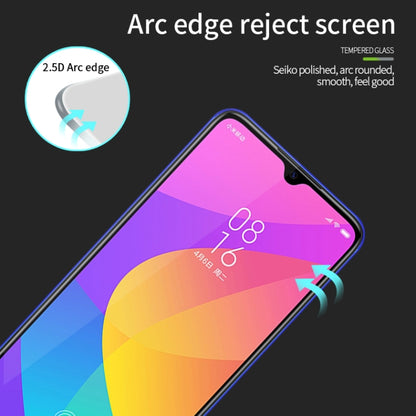 PINWUYO 9H 2.5D Full Screen Tempered Glass Film for Xiaomi Mi CC9e/A3(Black) -  by PINWUYO | Online Shopping UK | buy2fix