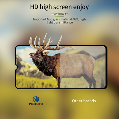 PINWUYO 9H 2.5D Full Screen Tempered Glass Film for HTC D19 PLUS(Black) - For HTC by PINWUYO | Online Shopping UK | buy2fix