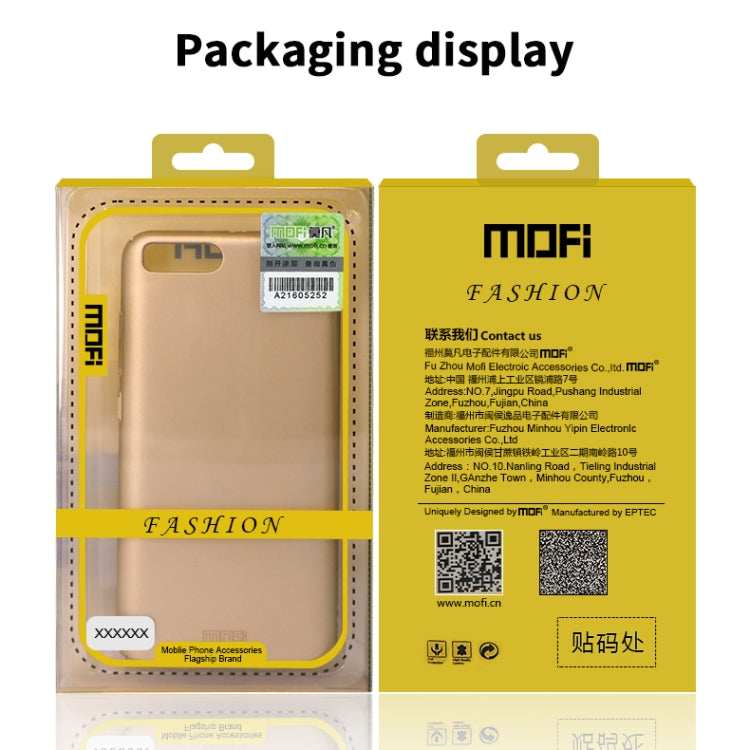 For iPhone 11 MOFI Frosted PC Ultra-thin Hard Case (Gold) - iPhone 11 Cases by MOFI | Online Shopping UK | buy2fix