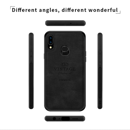 For Galaxy A10S PINWUYO Zun Series PC + TPU + Skin Waterproof And Anti-fall All-inclusive Protective Shell(Black) - Galaxy Phone Cases by PINWUYO | Online Shopping UK | buy2fix