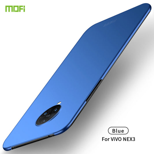 For  VIVO NEX3 MOFI Frosted PC Ultra-thin Hard Case(Blue) - vivo Cases by MOFI | Online Shopping UK | buy2fix