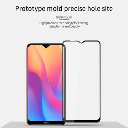 For Xiaomi RedMi 8A MOFI 9H 2.5D Full Screen Tempered Glass Film(Black) -  by MOFI | Online Shopping UK | buy2fix