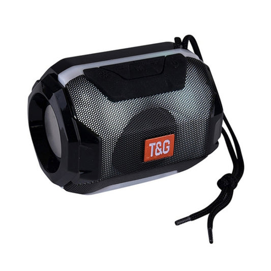 T&G TG162 LED Stereo Portable Bluetooth Speaker Mini Wireless Speaker Subwoofer(Black) - Desktop Speaker by T&G | Online Shopping UK | buy2fix