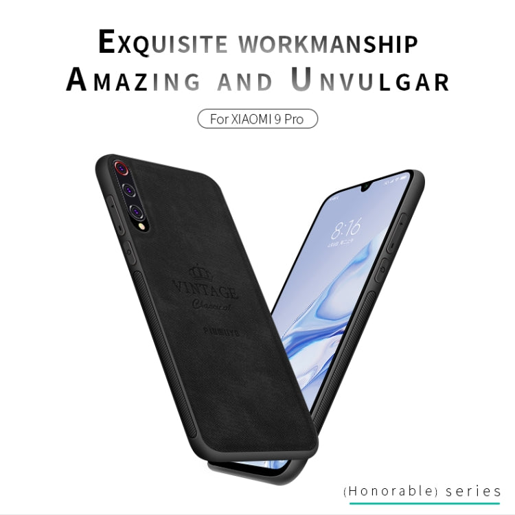 For Xiaomi Mi 9 Pro PINWUYO Zun Series PC + TPU + Skin Waterproof And Anti-fall All-inclusive Protective Shell(Brown) - Xiaomi Cases by PINWUYO | Online Shopping UK | buy2fix