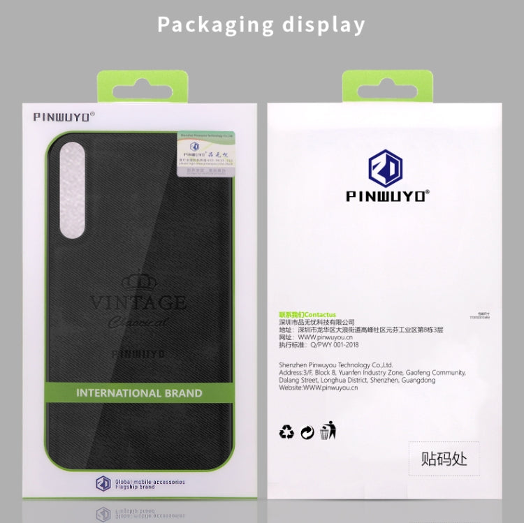 For Xiaomi Mi 9 Pro PINWUYO Zun Series PC + TPU + Skin Waterproof And Anti-fall All-inclusive Protective Shell(Red) - Xiaomi Cases by PINWUYO | Online Shopping UK | buy2fix