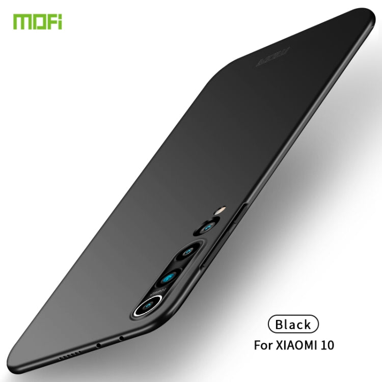 For Xiaomi Mi 10 MOFI Frosted PC Ultra-thin Hard Case(Black) - Xiaomi Cases by MOFI | Online Shopping UK | buy2fix
