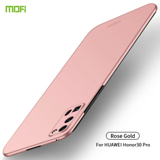 For Huawei Honor 30 Pro MOFI Frosted PC Ultra-thin Hard Case(Rose gold) - Honor Cases by MOFI | Online Shopping UK | buy2fix