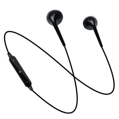 S6 Sport Wireless Bluetooth Earphone for iPhone / Xiaomi / Huawei, with Mic(Black) - Neck-mounted Earphone by buy2fix | Online Shopping UK | buy2fix