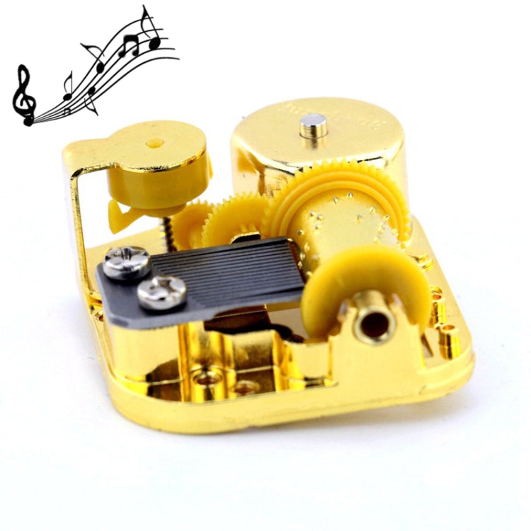 Eight-tone Gold-plated Bar Repair Parts DIY Sky City Paperback Music Box(Love you more Everyday) - Music Box by buy2fix | Online Shopping UK | buy2fix