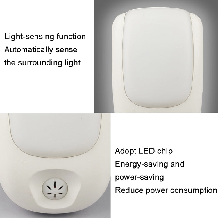 A72 Intelligent LED Sensor Night Light, Plug:UK Plug(Blue) - Sensor LED Lights by buy2fix | Online Shopping UK | buy2fix