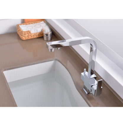 Copper Kitchen Sink Hot&Cold Water Purifier Faucet, Specification: Chrome - Faucets & Accessories by buy2fix | Online Shopping UK | buy2fix