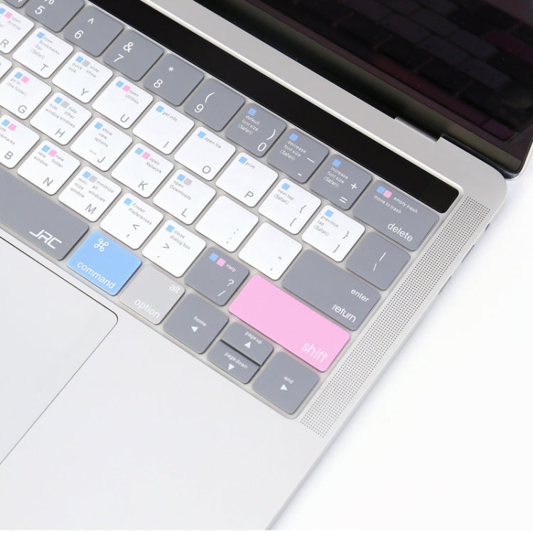 JRC English Version Colored Silicone Laptop Keyboard Protective Film For MacBook Pro Retina 13.3 inch A1425 & A1502(Soothing Color) - Keyboard Protector by JRC | Online Shopping UK | buy2fix