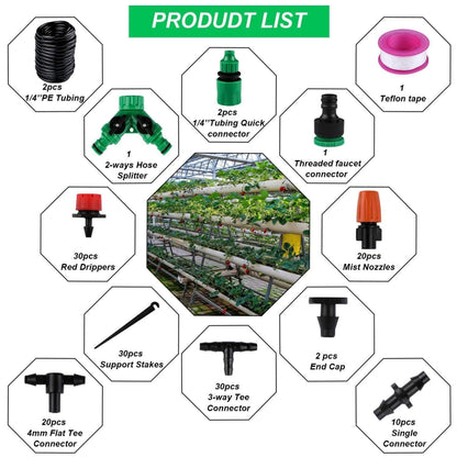 149 In 1 30m Adjustable Dripper DIY Automatic Watering Device Drip Irrigation Kit - Watering & Irrigation by buy2fix | Online Shopping UK | buy2fix
