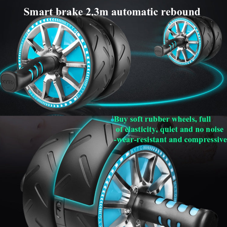 KYTO 2730 Electronic Counting Abdominal Wheel Abdomen Retracting Machine Automatic Rebound Giant Wheel(Red Black) - Fitness Equipments by buy2fix | Online Shopping UK | buy2fix