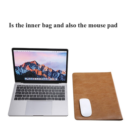 Horizontal Litchi Texture Laptop Bag Liner Bag For MacBook  11 Inch A1370 / 1465(Liner Bag Golden) - Protective Bags by buy2fix | Online Shopping UK | buy2fix