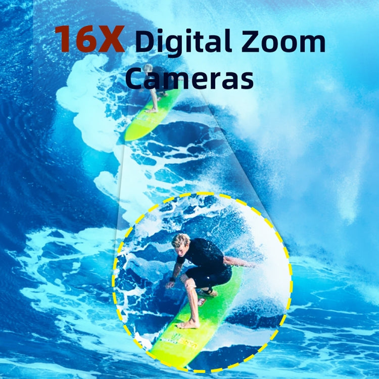 WDC901 3.5m Waterproof 48MP HD Dual Screen Outdoor Sports Digital Camera AU Plug(Black) - Children Cameras by buy2fix | Online Shopping UK | buy2fix