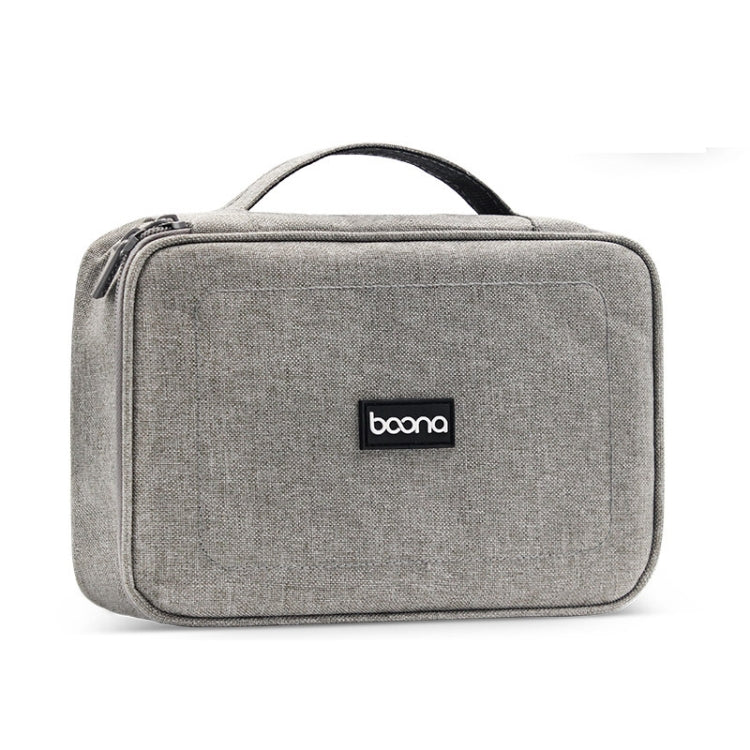 Baona BN-B005 Multi-Function Digital Storage Bag Hard Disk U Disk Earphone Storage Bag(Gray) - Digital Storage Bag by Baona | Online Shopping UK | buy2fix