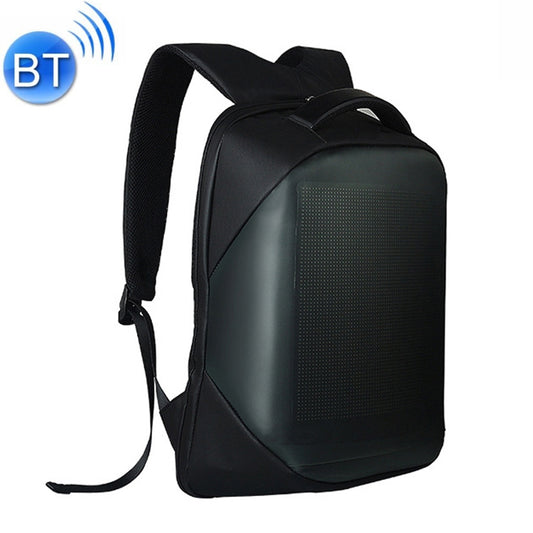 LED Display Backpack Outdoor Mobile Advertising Waterproof Back Shoulder Bag, Size: 17 inch(Black) - Backpacks by buy2fix | Online Shopping UK | buy2fix